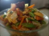Tumis sayur orak- Arik telur
