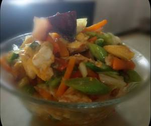 Resep mudah Tumis sayur orak- Arik telur Gurih Mantul