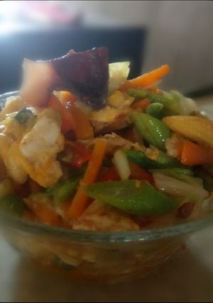 Foto resep Tumis sayur orak- Arik telur