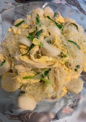 รูปของ วุ้นเส้นผัดไข่