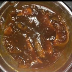 A picture of NAVRATN CHUTNEY OR RAW MANGO 🥭 LAUNGI OR MASALA MANTRA.