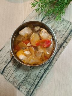 洋蔥番茄雞湯 的食譜成品照片