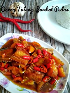 Foto resep Oseng Tulang Jambal Pedas