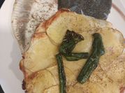 Una foto de rodaballo sin horno