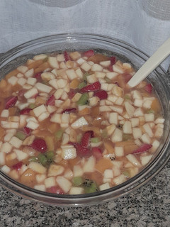 Una foto de Ensalada de frutas