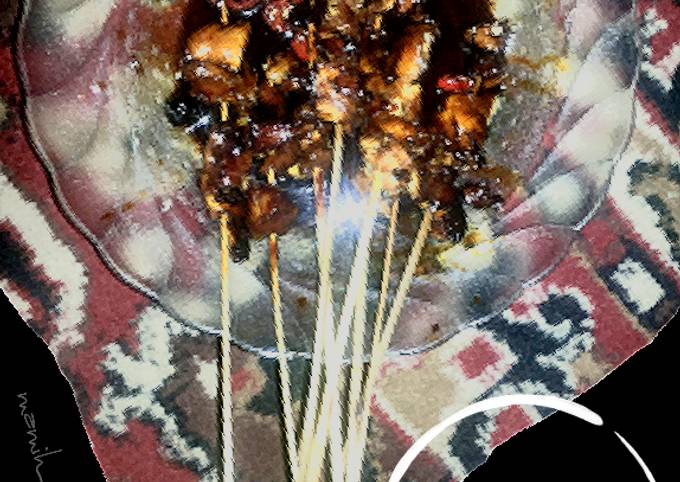 Resep: Sate Ayam Batu Bakar Bumbu Kecap Menu Enak