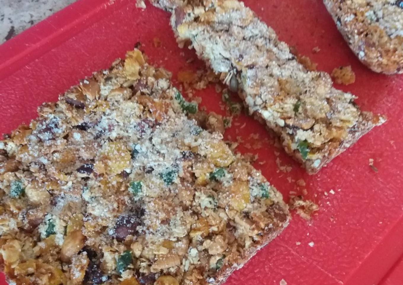 Barritas de cereales saludables (sin manteca)