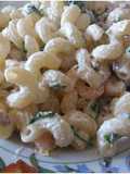 Pasta cremosa al limone e gamberetti