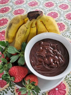 Una foto de Ganache de chocolate al agua
