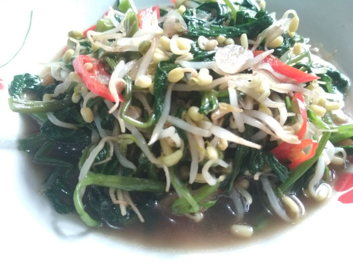 Cara Gampang Menyiapkan Tumis toge kangkung saos teriyaki Anti Gagal