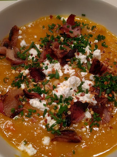 A picture of Roasted Butternut Squash Soup.
