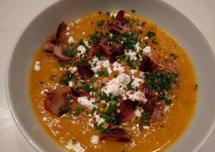 How to Make Super Quick Homemade Roasted Butternut Squash Soup