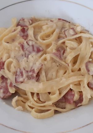 Foto resep Fettuccine Carbonara