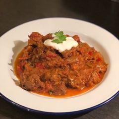 A picture of Goat curry 🐐 🍛.
