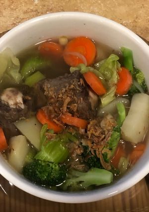 Foto resep Sop buntut sederhana