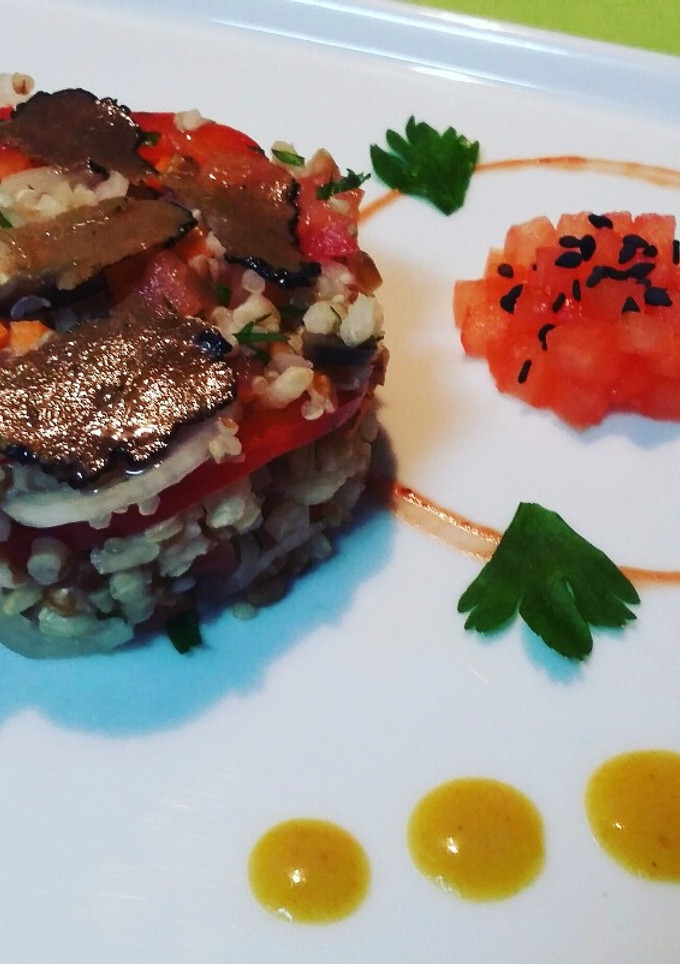 Una foto de Tartar eclipse de quinoa