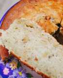 Bánh bông lan chuối đổ ổ lớn