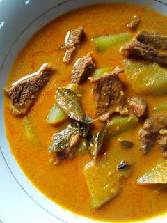 Foto resep Kuah Kari Daging Labu Siam