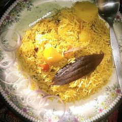 A picture of Aloo Biryani 😋.