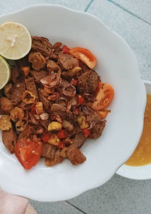 Foto resep Oseng Daging ala (Soto H. Mamat)