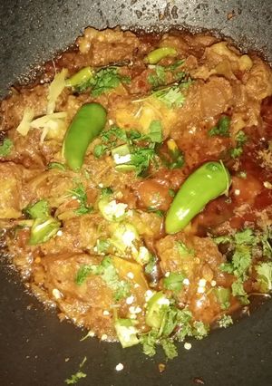 A picture of Spicy Beef karhai.