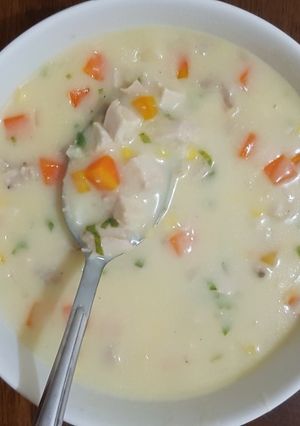 Foto resep Cream soup / krim sup ala kfc