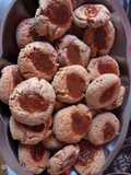 Pepas integrales sin huevo de batata y dulce de leche