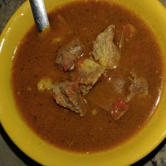 A picture of One pot Meat pepper soup.