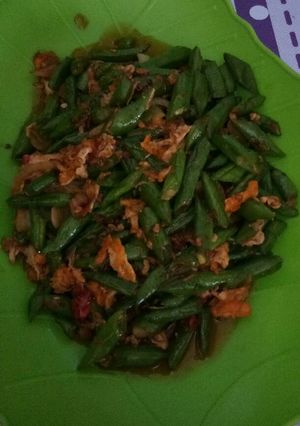 Foto resep Tumis Buncis dan Telur saus Szechuan