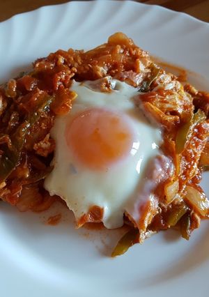 Una foto de Aprovecha el pollo asado, muy rápido, a mi manera