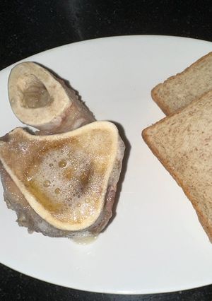 A picture of Bone marrow - sous vide - perfect everytime. 🥰.