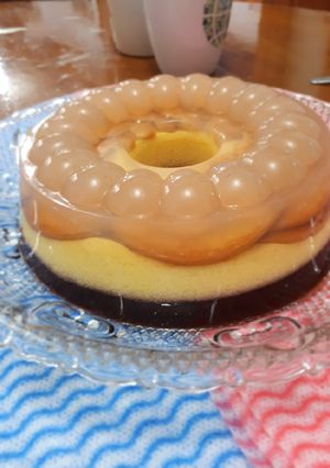 Foto resep Puding marie regal 3 lapis (manis standar)