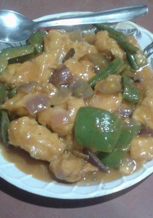 চিলি চিকেন (chili chicken recipe in Bengali) রেসিপির প্রধান ছবি