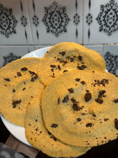 Una foto de Galletas avena microondas