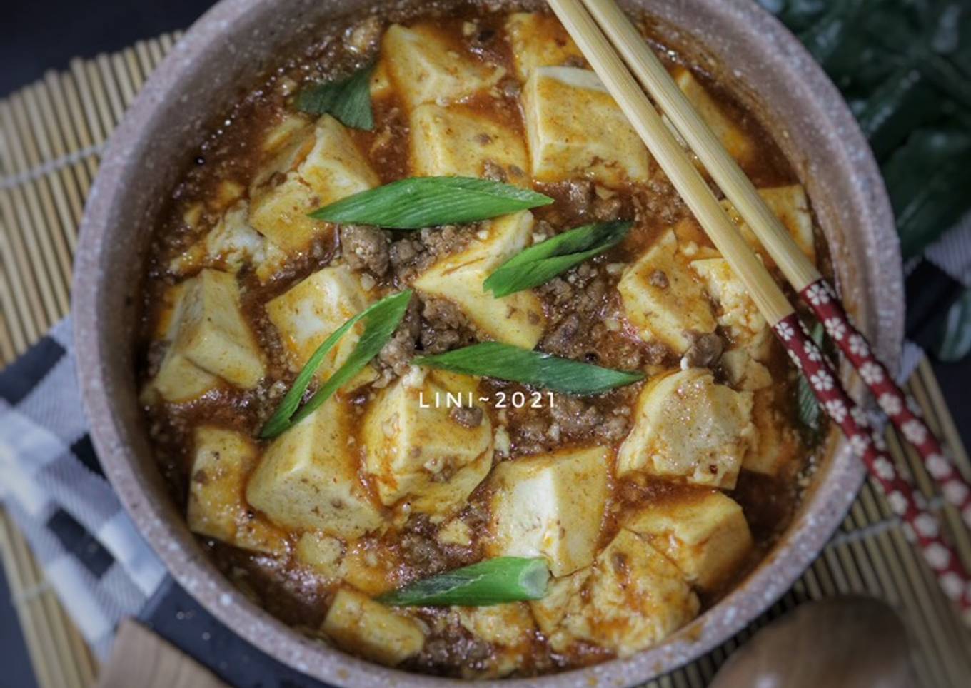 Mapo Tahu Daging Cincang - menu olahan tahu