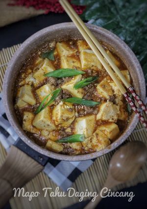 Foto resep Mapo Tahu Daging Cincang - menu olahan tahu
