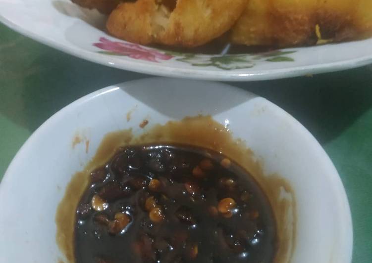 Resep Terbaik Singkong goreng ngeprul dan cocolannya Ala Restoran