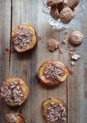 Foto di Pesche al forno con amaretti