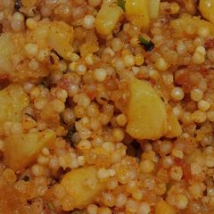A picture of Sabudana khichdi.
