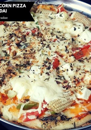 A picture of Babycorn Pizza in Kadai.
