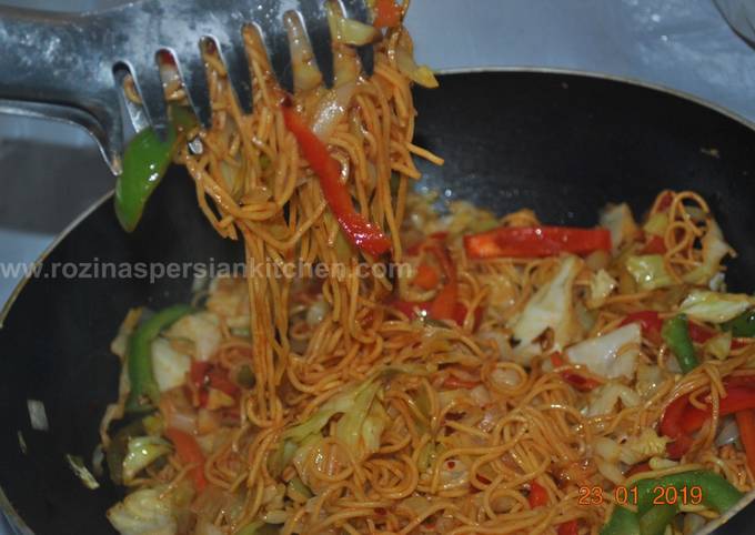 Recipe of Jamie Oliver Vegetable Chow-mein