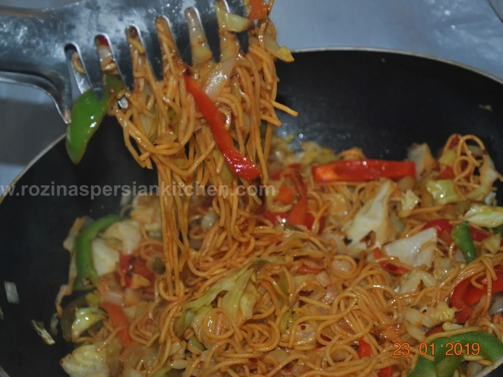 Recipe Vegetable Chow-mein the  Makes Drooling Can spoil the tongue