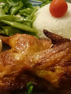 Hình của món Gà nướng mật ong.