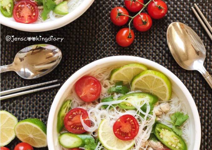 Simple Way to Make Award-winning Thai Rice Noodles Soup