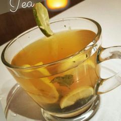 A picture of Sizzler Lemon mint Tea.