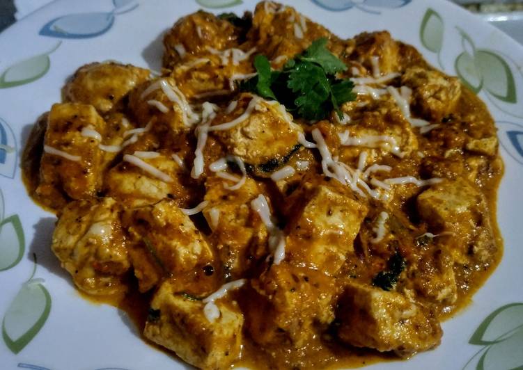Cheesey tawa paneer