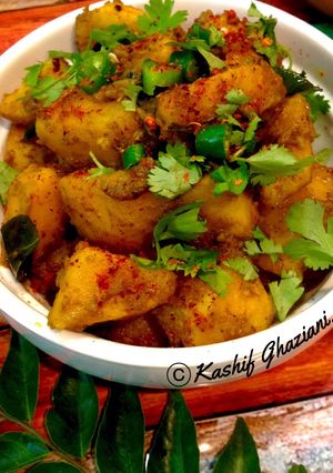 A picture of Khattay Aaloo #CookpadSehri.