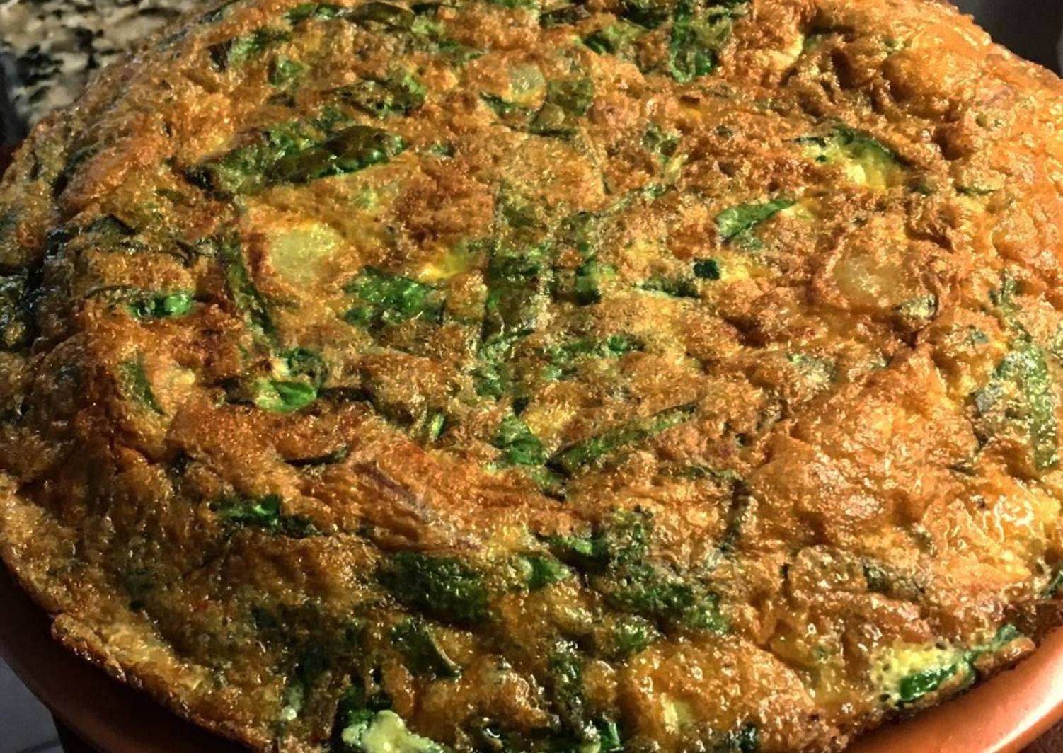 Tortilla de papa y acelga Receta de Martín Christensen Cookpad