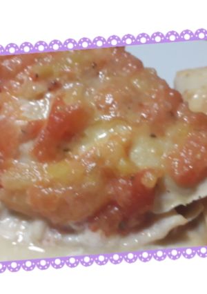 Una foto de Crepes de pollo 😋👌