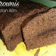 Brownis ketan hitam